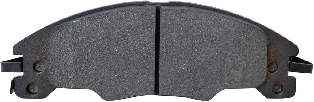 TRQ Front Semi Metallic Brake Pad and Rotor Set Includes Calipers 10.83 in for 2008-2011 Ford Focus