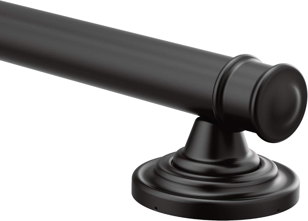 Moen YG6412BL Bathroom Safety 12-Inch Stainless Steel Traditional Bathroom Grab Bar