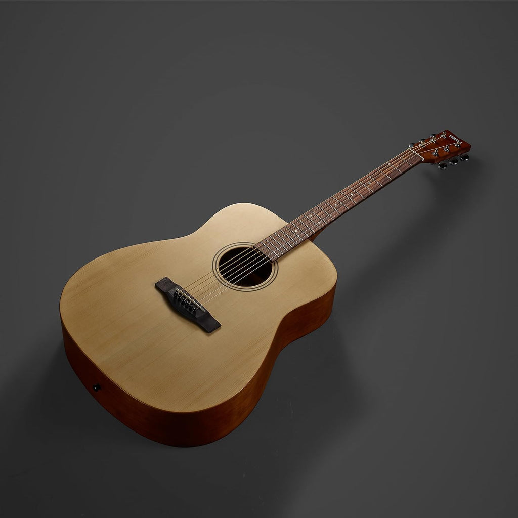 Yamaha F400 Acoustic Guitar for Beginners with Comfortable Scale Length and Spacing, Natural Satin Finish (Amazon Exclusive)