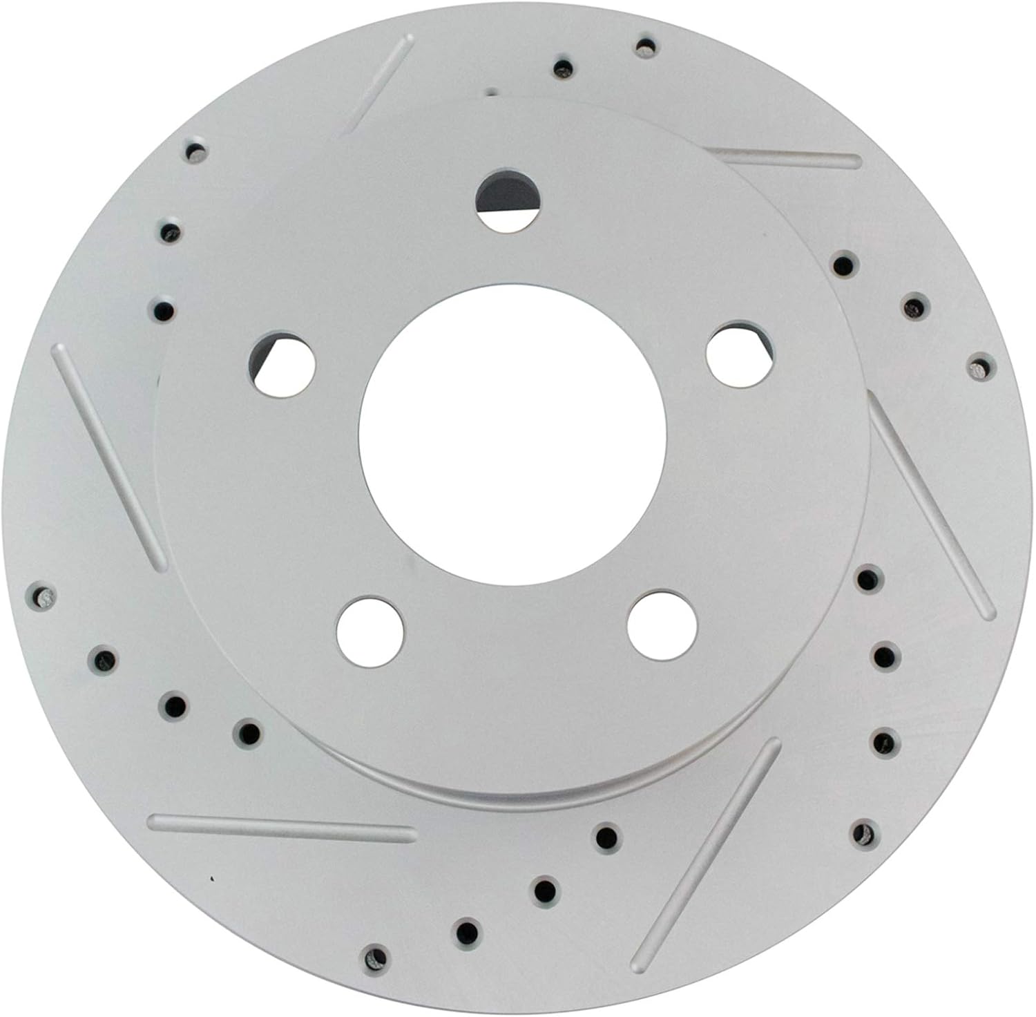 TRQ Performance Front Brake Pad and Rotor Set Ceramic Drilled Slotted Coated Vented Rotors Compatible with 90-98 Jeep Cherokee 90-92 Comanche 93-98 Grand Cherokee 90-99 Wrangler 1990 Wagoneer