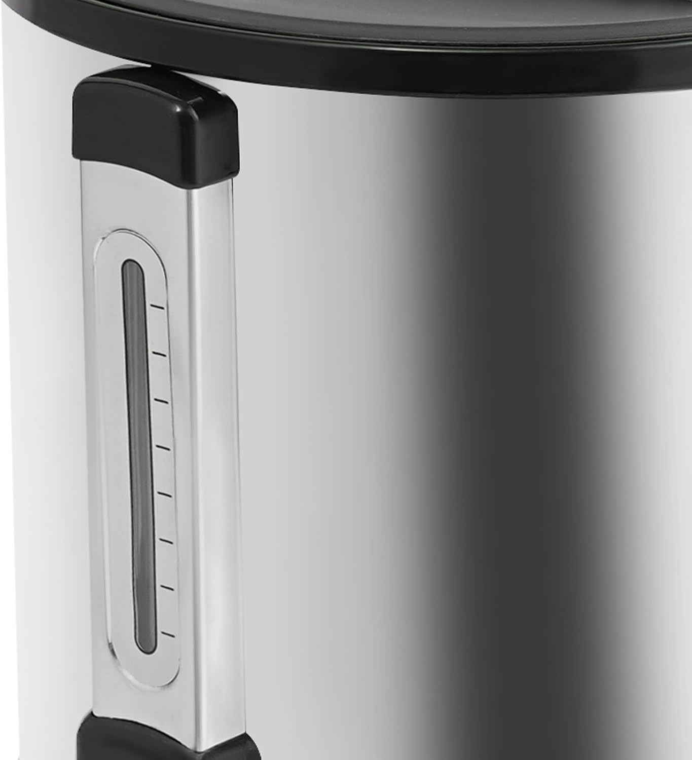 19L Commercial Water Heater, 304 Stainless Steel Electric Hot Water Dispenser with Adjustable Temp (86°F-230°F) & Faucet, for Coffee, Tea, Party, Office, Buffet (Black, 19L)
