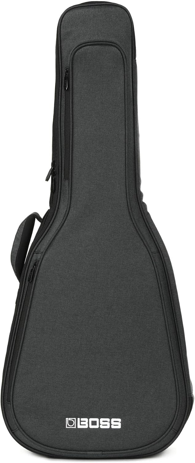 BOSS CB-AG10 Gig Bag for Acoustic Guitar | Light & Protective with Durable Exterior Materials | Thick Internal Padding | Detachable Neck Support & More