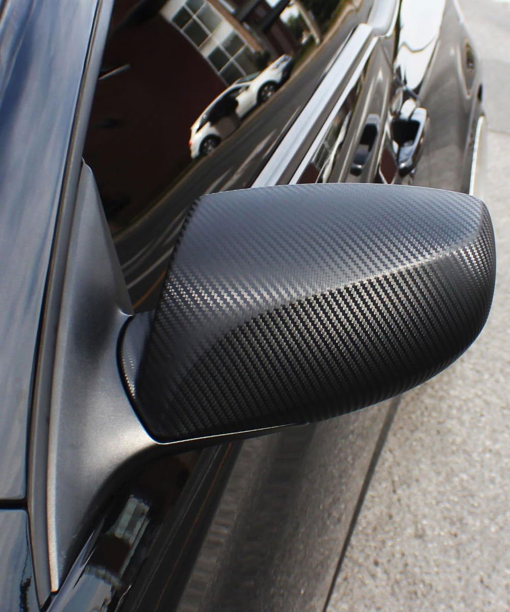 VViViD XPO Black Carbon Fiber Car Wrap Vinyl Roll Featuring Air Release Technology (50ft x 5ft)