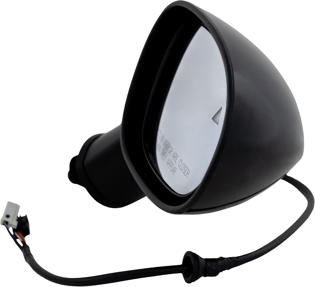 Garage-Pro Passenger Side Power Heated Mirror for Dodge Challenger 2015-2019, Paintable, with Blind Spot Monitor, Passenger Side Mirror Replacement, Automotive Exterior Accessories