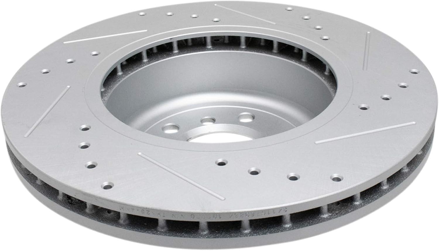 TRQ Performance Front Brake Pad and Rotor Set Ceramic G Coated Drilled Slotted Rotors Compatible with 2008-2010 BMW 535i 2004-2005 545i 2006-2010 550i 645Ci 650i