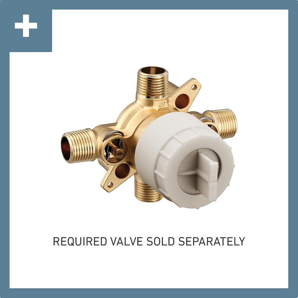 Moen Cia Brushed Gold M-CORE 4-Series Thermostatic Valve Trim, Valve Required, UT4361BG