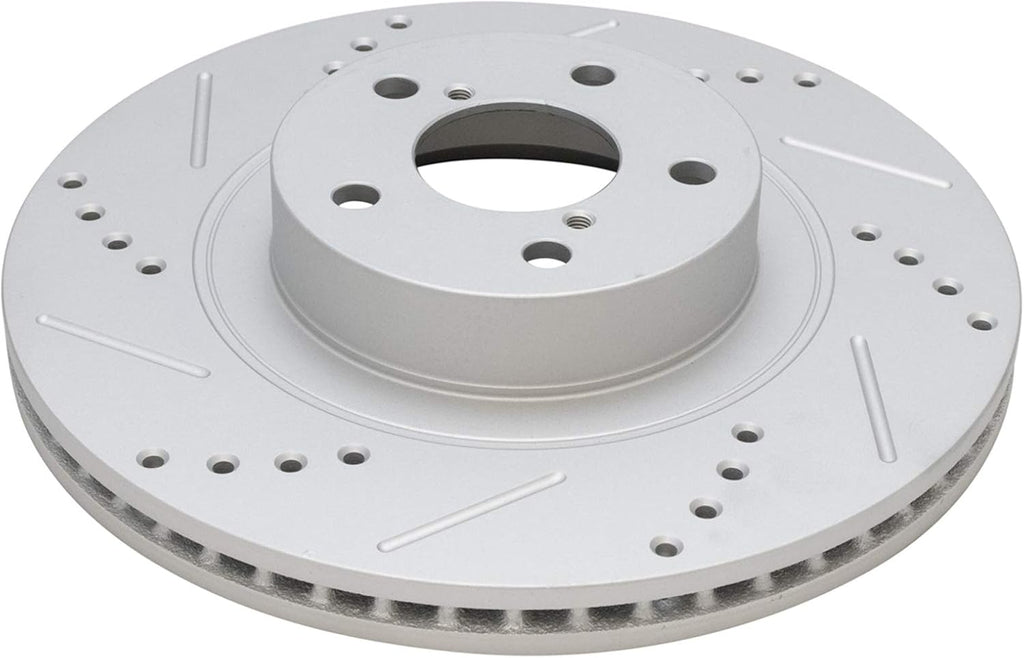TRQ Performance Front Brake Pad and Rotor Set Ceramic Drilled Slotted Coated Vented Rotors Compatible with 2005-2006 Baja 2005-2012 Legacy Outback 2008-2010 Impreza 2009-2010 Forester