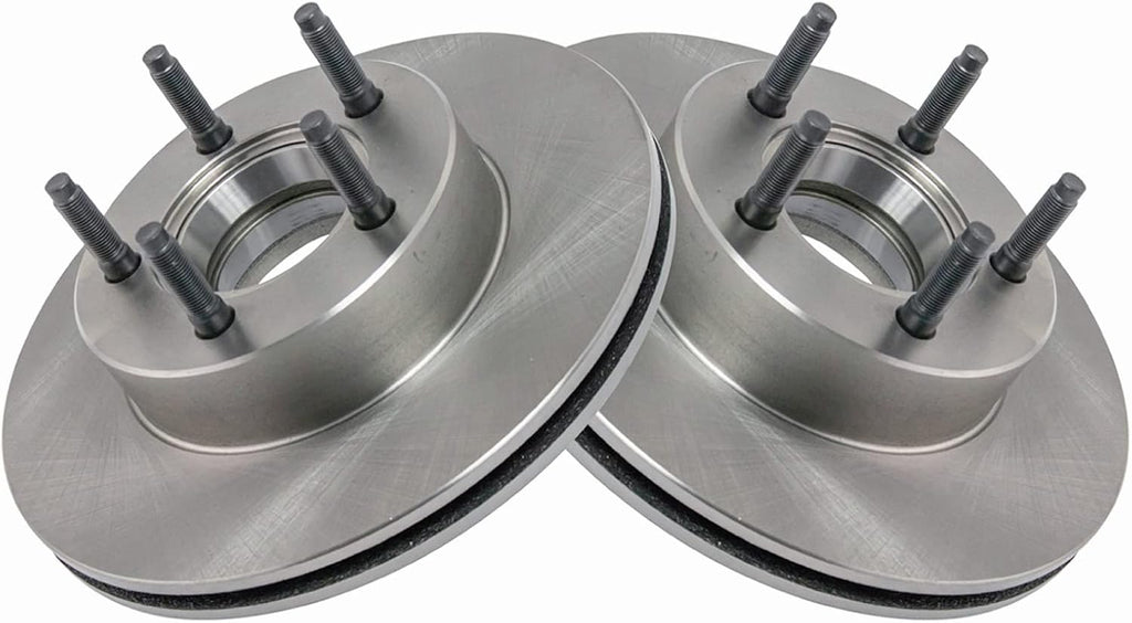 TRQ Front Brake Pad and Rotor Set Semi Metallic Vented Rotors Compatible with 1993-1994 Ford Explorer 1993-1994 Mazda Navajo