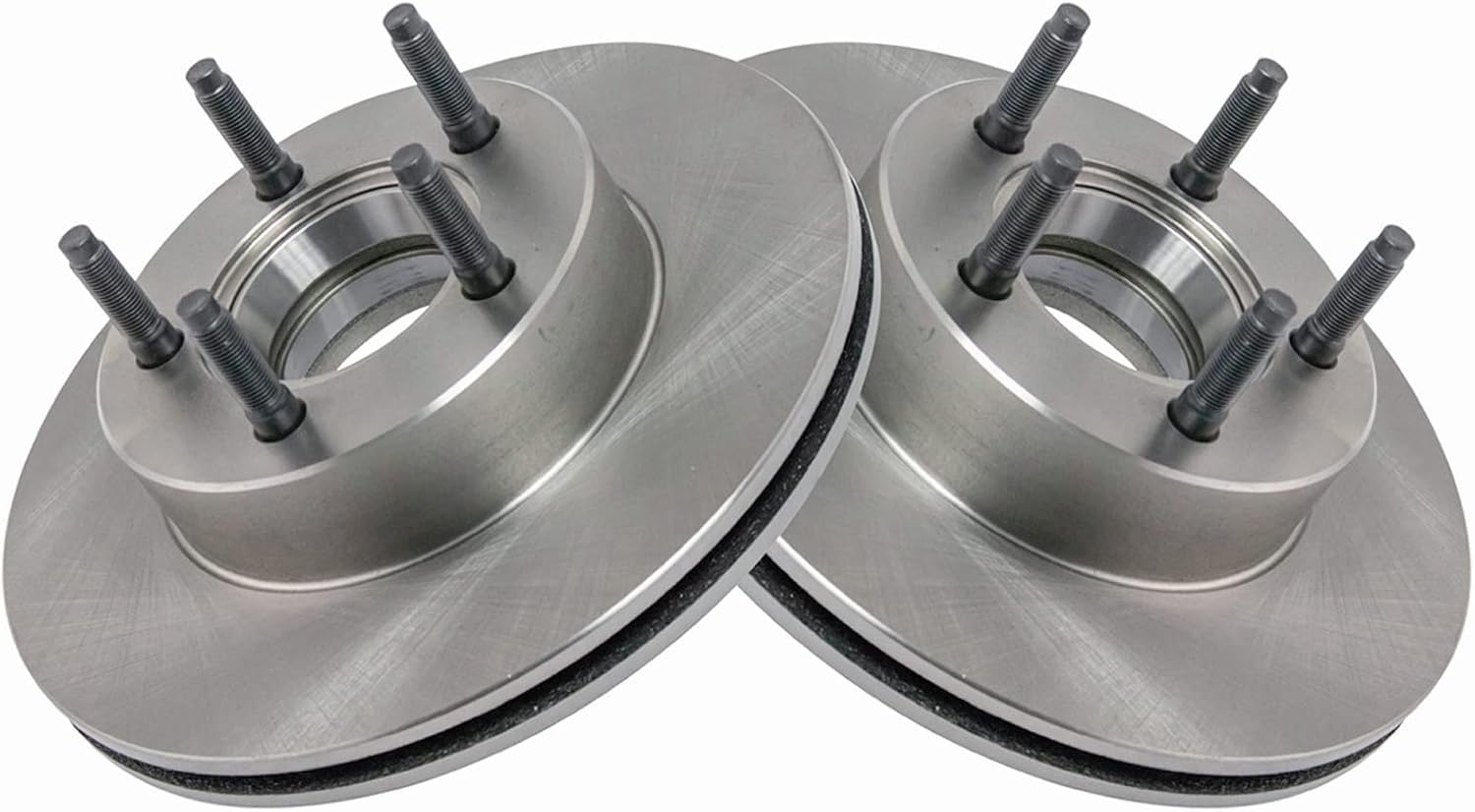 TRQ Front Brake Pad and Rotor Set Semi Metallic Vented Rotors Compatible with 1993-1994 Ford Explorer 1993-1994 Mazda Navajo