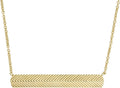 Fossil Women's Gold-Tone Stainless Steel Pendant Chain Necklace for Women