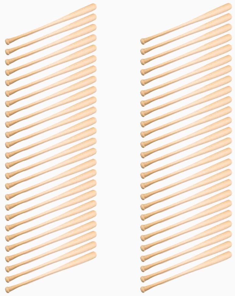 50-Pack of Craft Quality Wooden Blem Baseball Bat