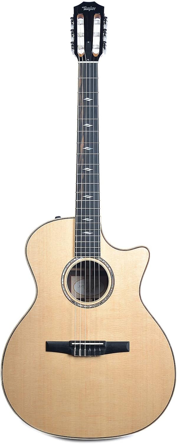 Taylor 814ce-N Grand Auditorium Cutaway Nylon-String - Natural Sitka Spruce Top