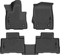Husky Liners Weatherbeater Floor Mats | Fits 2020-2026 Lincoln Aviator | Front & 2nd Row, 3-pc Black - 99331