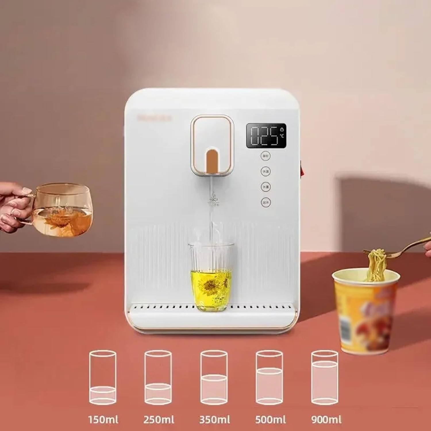 hot water dispensers Water Dispensers Automatic Dispenser Kitchen Wall-mounted Electric Drinker Cold Hot Drinking Fountain Despenser Machine Home instant hot water dispenser (Color : A, Size : Warm