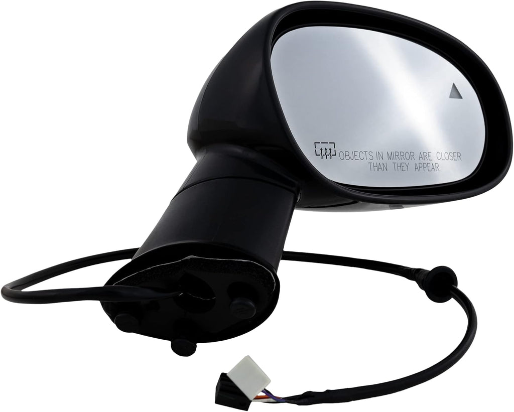 Garage-Pro Passenger Side Power Heated Mirror for Dodge Challenger 2015-2019, Paintable, with Blind Spot Monitor, Passenger Side Mirror Replacement, Automotive Exterior Accessories