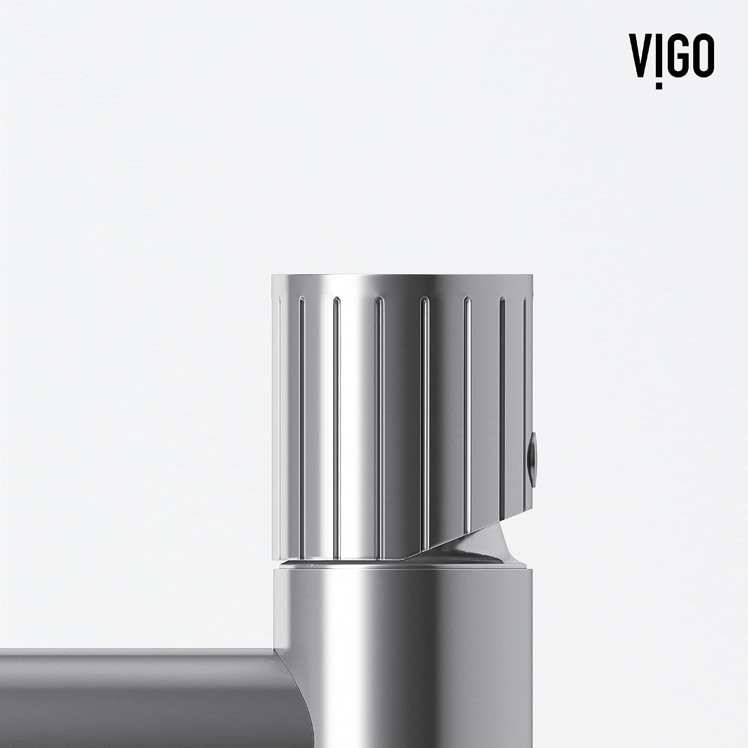 VIGO Ashford Single-Handle Single-Hole Mount Vessel Bathroom Sink Faucet, 11-Inch, Chrome, Modern Design, Solid Brass, 1.2 GPM WaterSense & Ceramic Disc Valve, Corrosion-Resistant