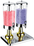 Juice Dispenser Drink Dispenser, Beverage Dispenser Juice Dispenser Cocktail Beverage Water Wine Beer Stainless Steel Faucet Pc Plastic Container Used for Summer Party and Home Picnic
