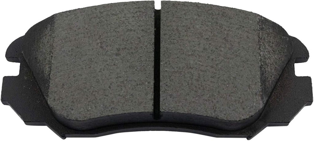 TRQ Performance Front Brake Pad and Rotor Set Ceramic Drilled Slotted Coated Rotors Compatible with 2012-2016 Buick LaCrosse 2011-2017 Regal 2013-2015 Chevrolet Malibu 2016 Malibu Limited