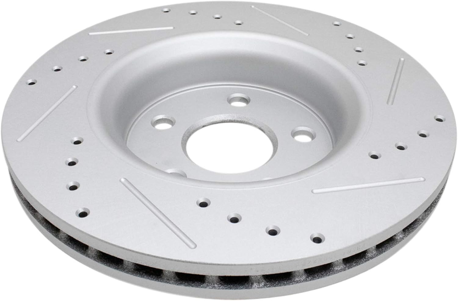 TRQ Performance Front Brake Pad and Rotor Set Ceramic Coated Drilled Slotted Rotors Compatible with 2012-2020 Dodge Durango Jeep Grand Cherokee