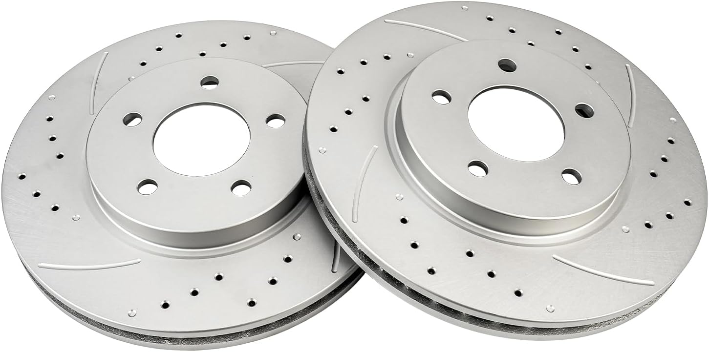 KAC - 303mm Front Disc Brake Rotors | Brake Kit for 2005-2012 Escape, 2005-2011 Mariner, 2008-2011 Tribute, 2005-2006 Tribute 2pcs Automotive Replacement Brake Rotors,54123