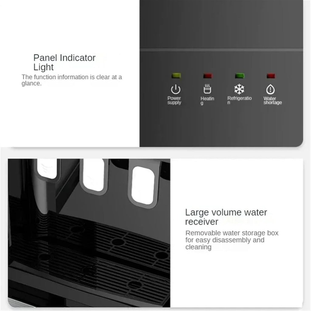 hot Water dispensers Electric Water Dispenser Vertical Living Room Integrated Cooling and Heating Machine Gadgets for Home Water Bottle Instant hot Water Dispenser (Color : Warm-Hot-F)