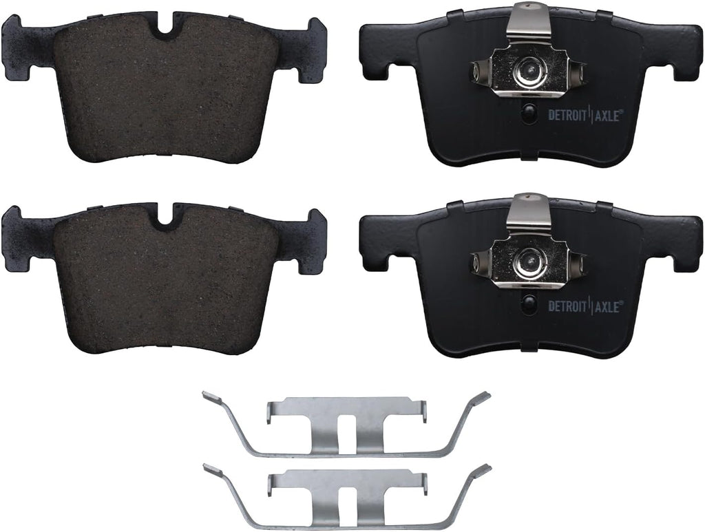 Detroit Axle - Front Brake Calipers w/Bracket Brake Pads Replacement for 2017-2020 428i 430i xDrive Gran Coupe - 4pc Set