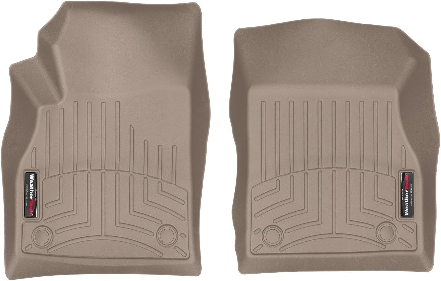 WeatherTech Custom Fit FloorLiners for Chevrolet Cruze - 1st Row (455231), Tan