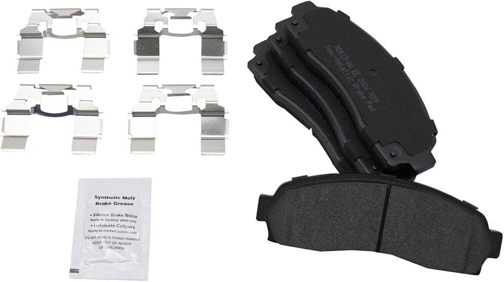 TRQ Front Brake Pad and Rotor Set Semi Metallic Vented Rotors Calipers Hardware Compatible with 2001-2002 Ford Explorer Sport 2003-2011 Ranger 2003-2009 Mazda B4000