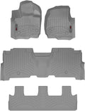 WeatherTech Custom Fit FloorLiners for Ford Expedition Max - Full Set (461665-1-2-4612953), Grey