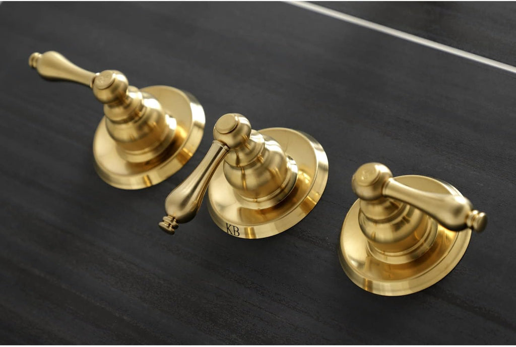 Kingston Brass KB236ALPN Magellan Tub and Shower Faucet, Polished Nickel 72 x 8 x 7.38