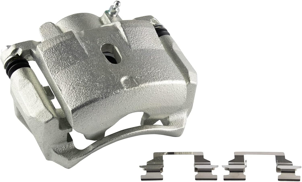 TRQ Front Brake Pad and Rotor Set Semi Metallic Vented Rotors Calipers Compatible with 2007-2008 Chevrolet Malibu 2007 Pontiac G6