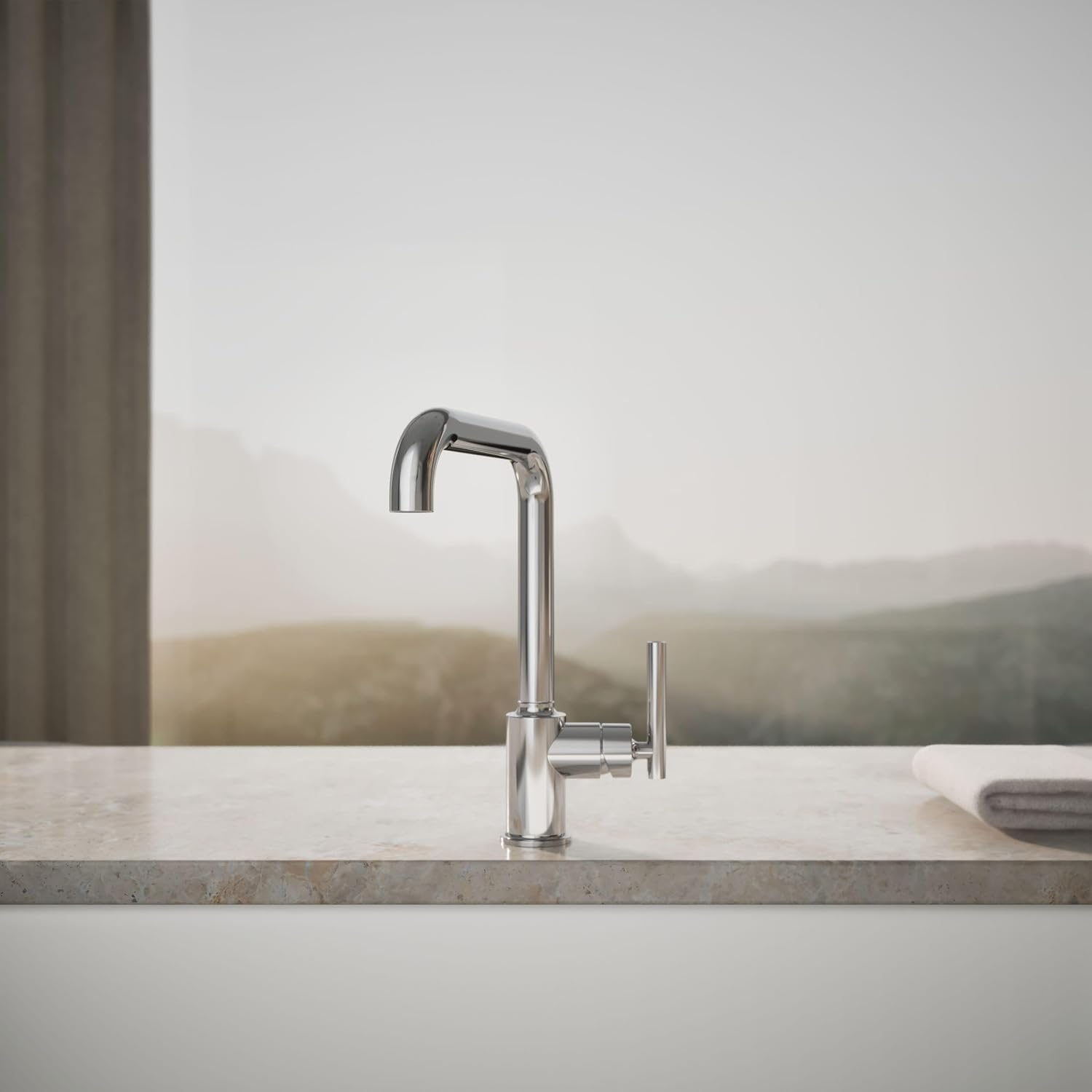 KOHLER Purist Single-handle kitchen sink faucet