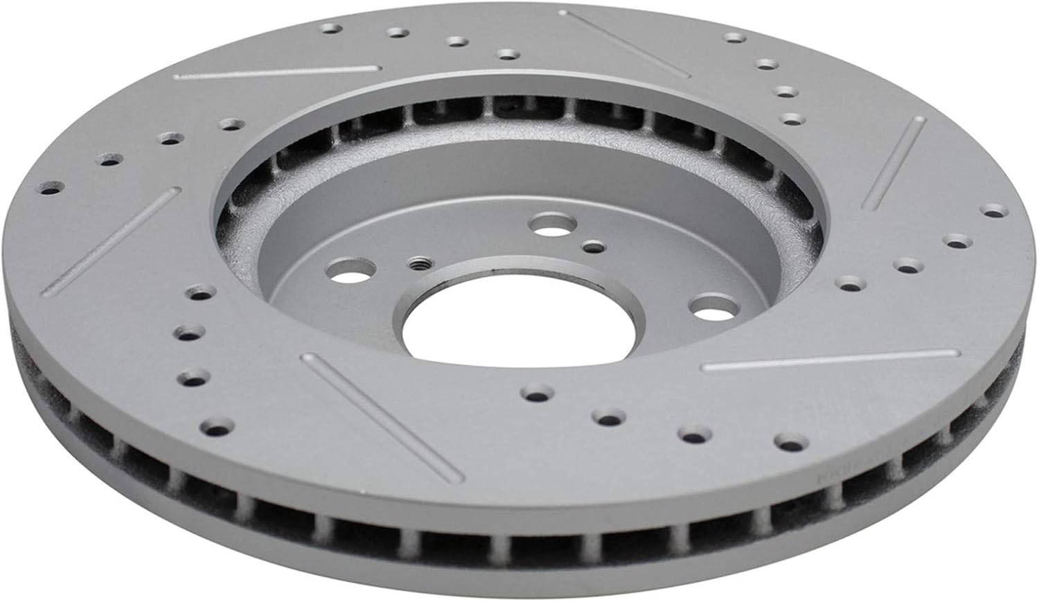 TRQ Front Brake Pad and Rotor Set Ceramic Drilled Slotted Coated Rotors Calipers Compatible with 2005-2010 Honda Odyssey