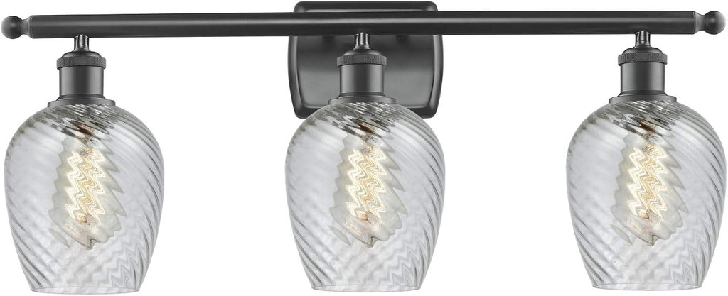 Innovations 516-3W-BK-G292 3 Light Bathroom Fixture, Matte Black