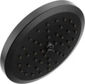 Moen Matte Black One-Function 6-3/4 Inch Wide Eco-Performance Rain Showerhead with Immersion Rainshower Technology, S178EPBL