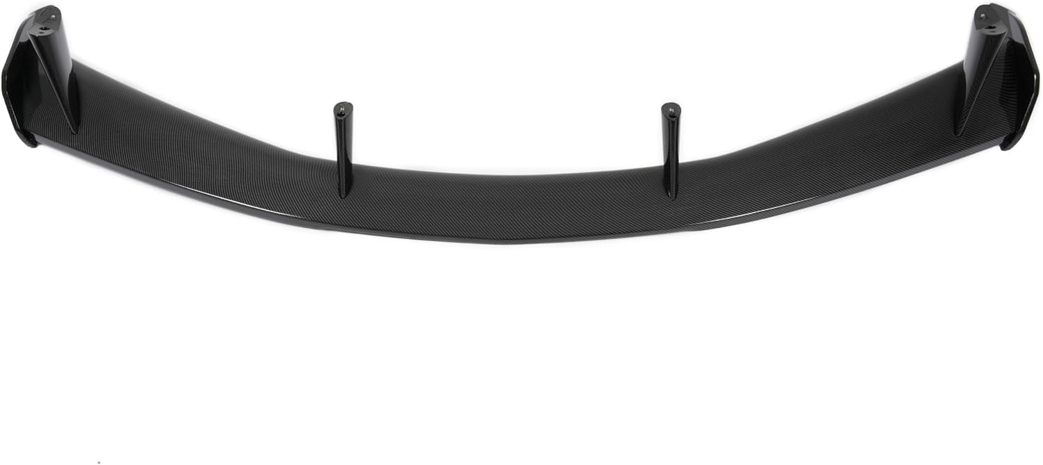HECASA Rear Trunk Spoiler Wing Compatible with 2020-Present Chevy Corvette C8 Models, Trunk Lip Spoiler, Car Exterior Accessories Carbon Fiber Color