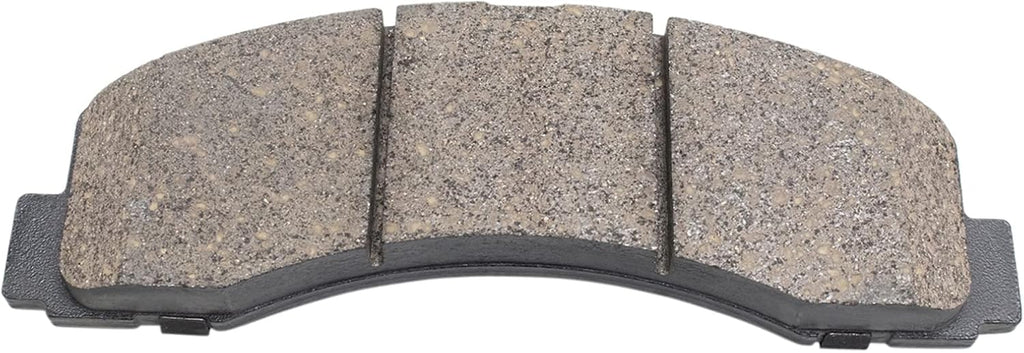 TRQ Performance Front Brake Pad and Rotor Set Ceramic Coated Drilled Slotted Rotors Compatible with 2018-2020 Ford Expedition F-150 Lincoln Navigator