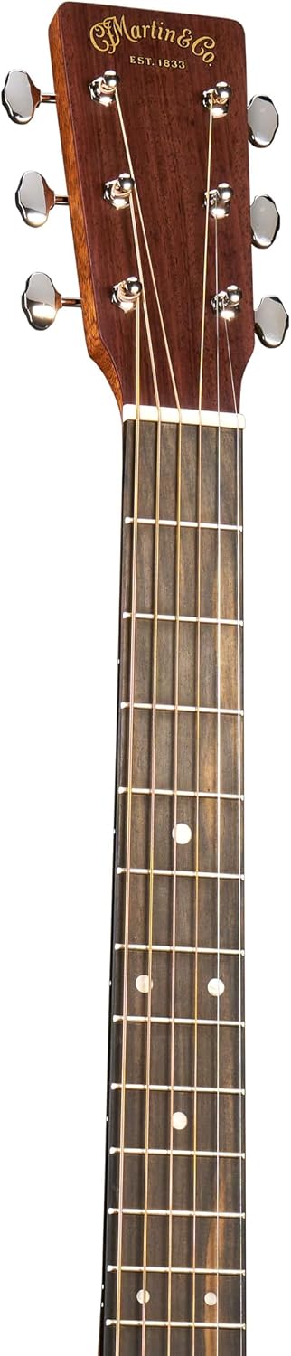 Martin DE Retro Plus Granadillo Road Series Acoustic-Electric Guitar – Torrefied Spruce Top & Granadillo | Gloss Finish | LR Baggs Electronics | Softshell Case Included (Right)