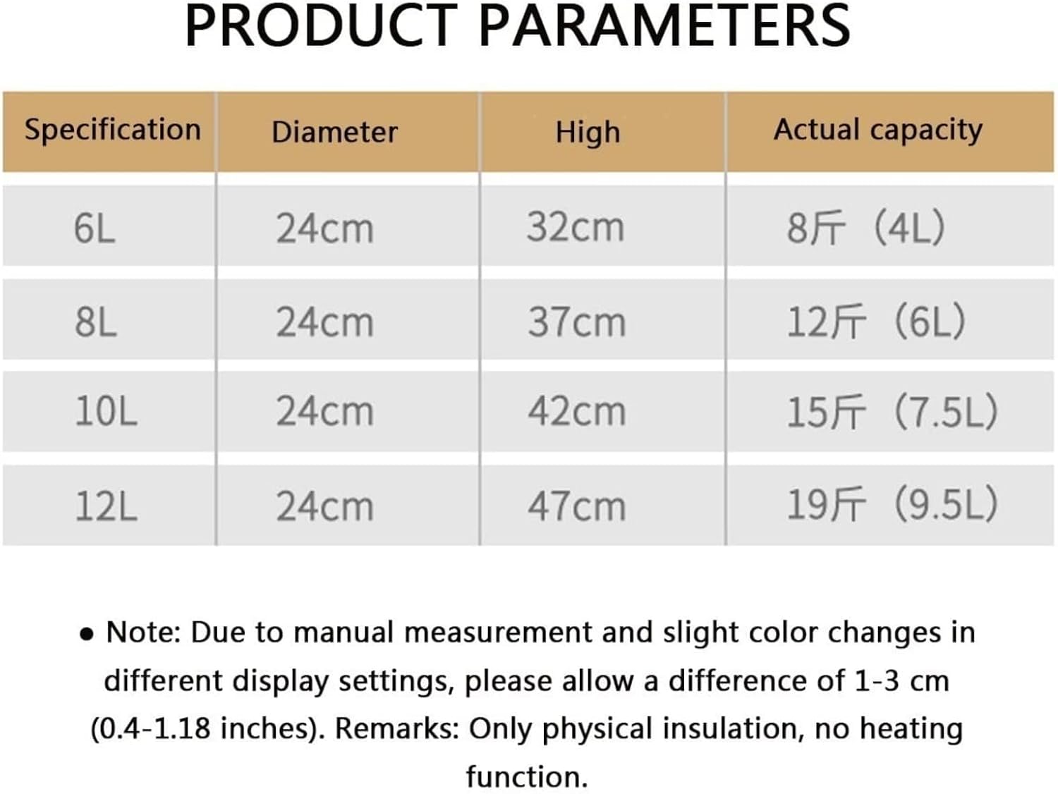 6L 8L 10L 12L Urn Boiler Hot And Cold Water Dispenser Stainless Steel Tea Hot Water Bottle with Faucet Portable Handle Large Capacity Sealing for Catering Office Hotels Party,Black,6L
