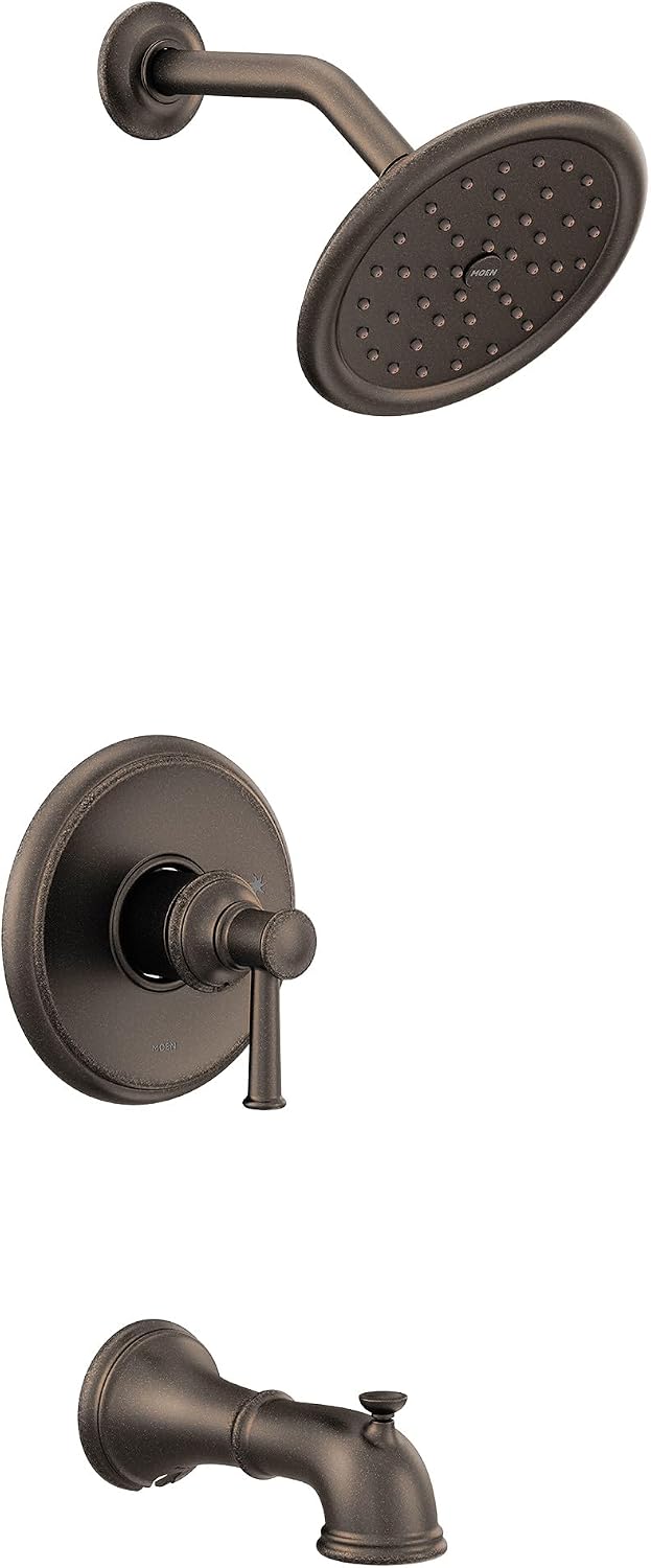 Moen UT2313EPORB Belfield M-CORE 2-Series 1-Handle Tub and Shower Trim Kit, Valve Required, Oil Rubbed Bronze