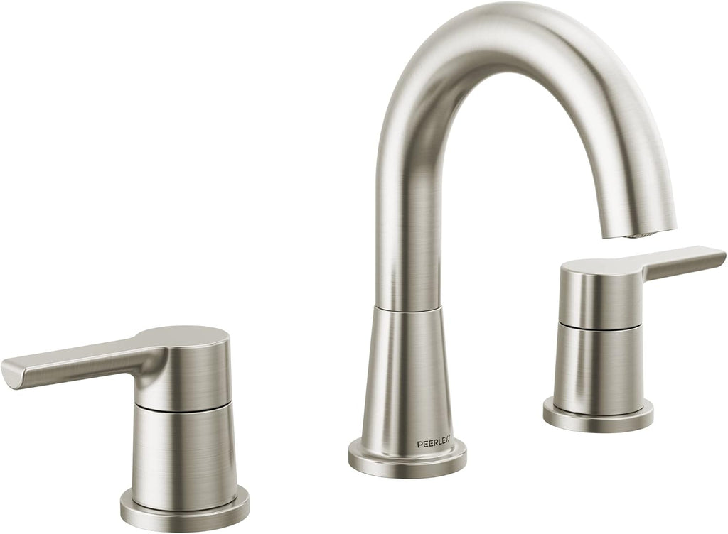 Peerless P3512LF-BN Flute Bathroom Faucet, Brushed Nickel