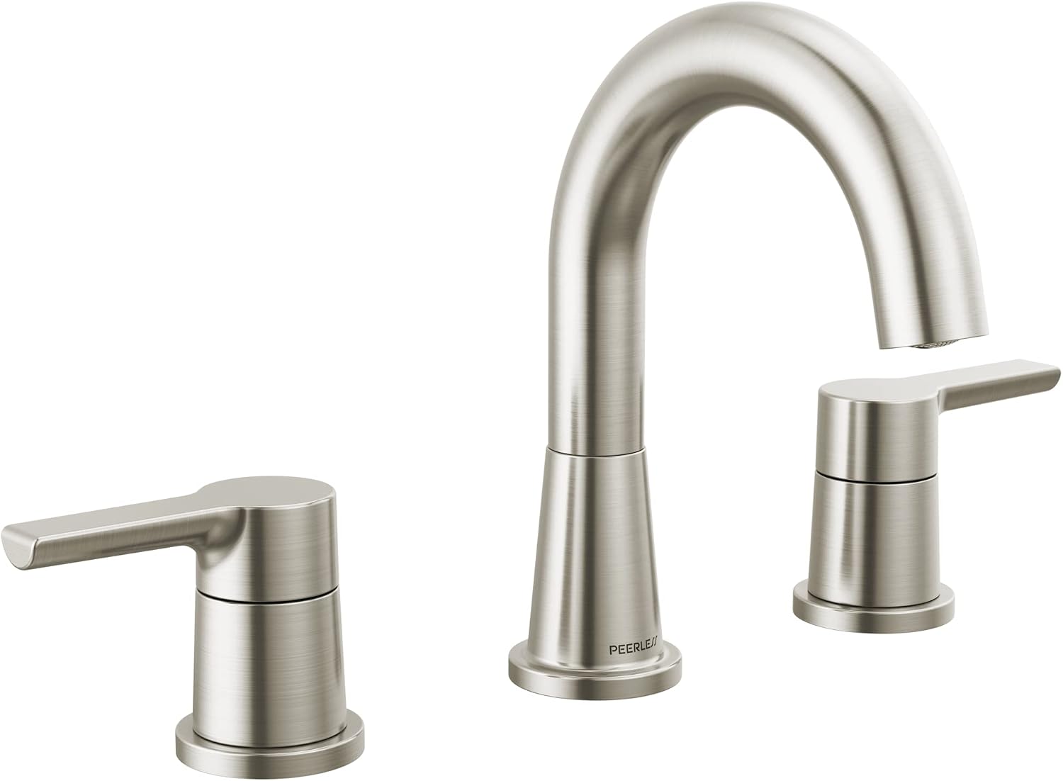Peerless P3512LF-BN Flute Bathroom Faucet, Brushed Nickel