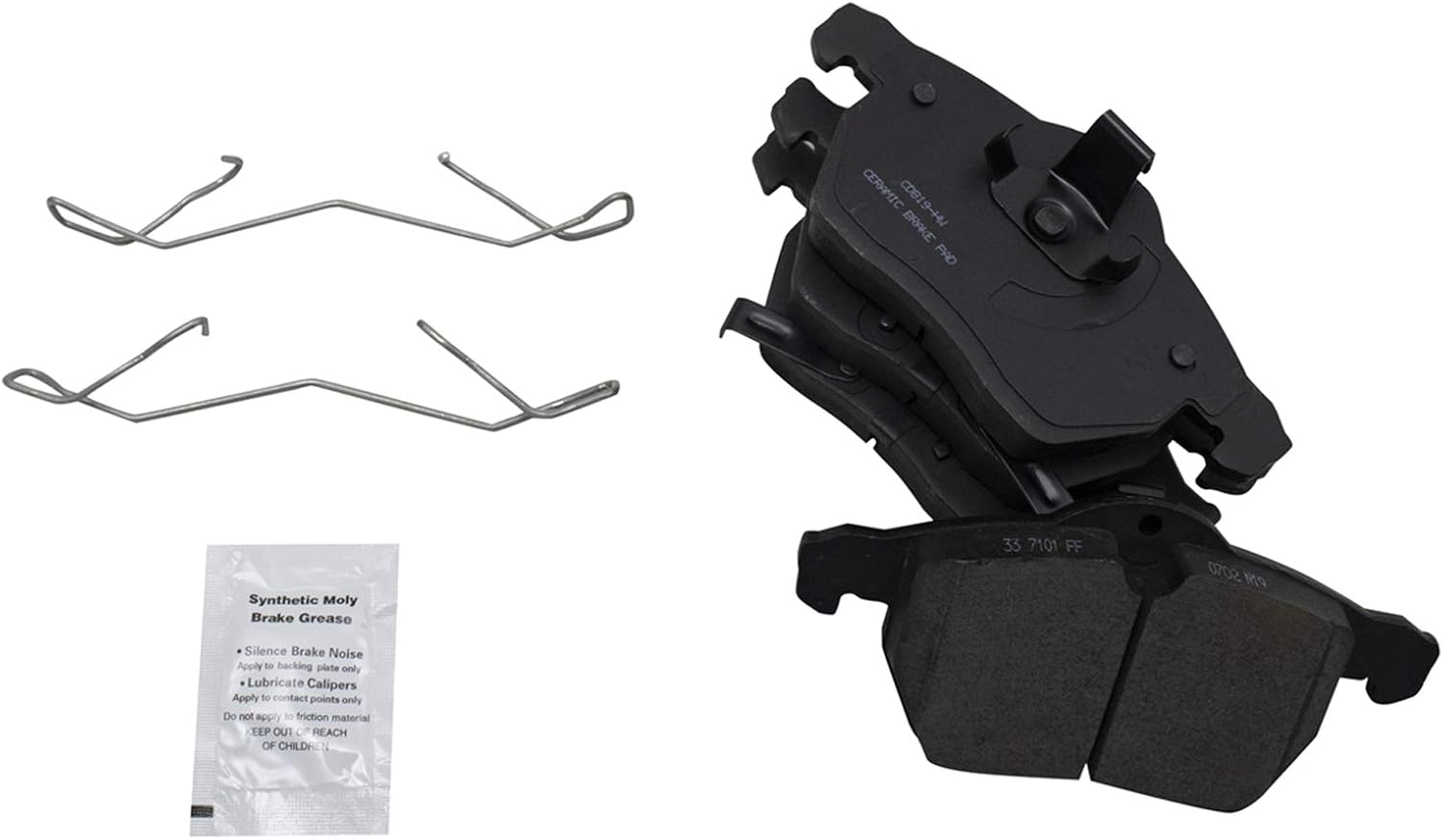 TRQ Performance Front Brake Pad & Rotor Set Ceramic Coated Drilled Slotted Vented Rotors Compatible with 99-03 Saab 9-3 99-05 9-5 2000 Saturn LS LS1 LS2 LW1 LW2 01-02 L100 01-03 L200 LW200 LW300