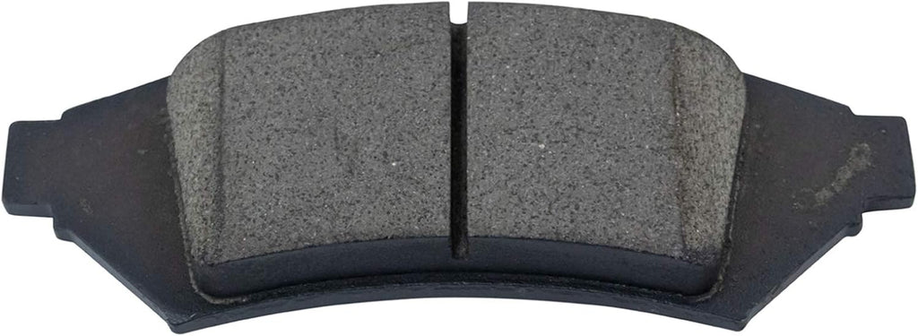 TRQ Performance Front Brake Pad and Rotor Set Ceramic G Coated Slotted Drilled Rotors Compatible with 2004 Pontiac Grand Prix