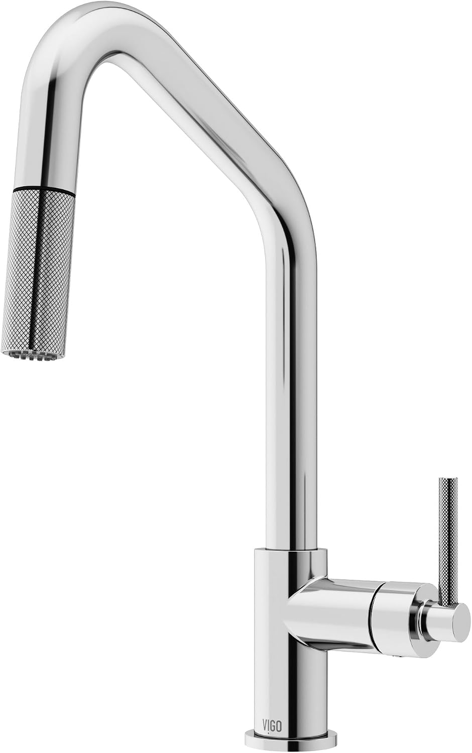 VIGO Utopia 15'' H Single Handle Pull-Down Sprayer Kitchen Bar Faucet in Chrome-VG02038CH