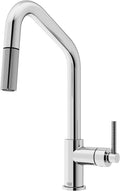VIGO Utopia 15'' H Single Handle Pull-Down Sprayer Kitchen Bar Faucet in Chrome-VG02038CH