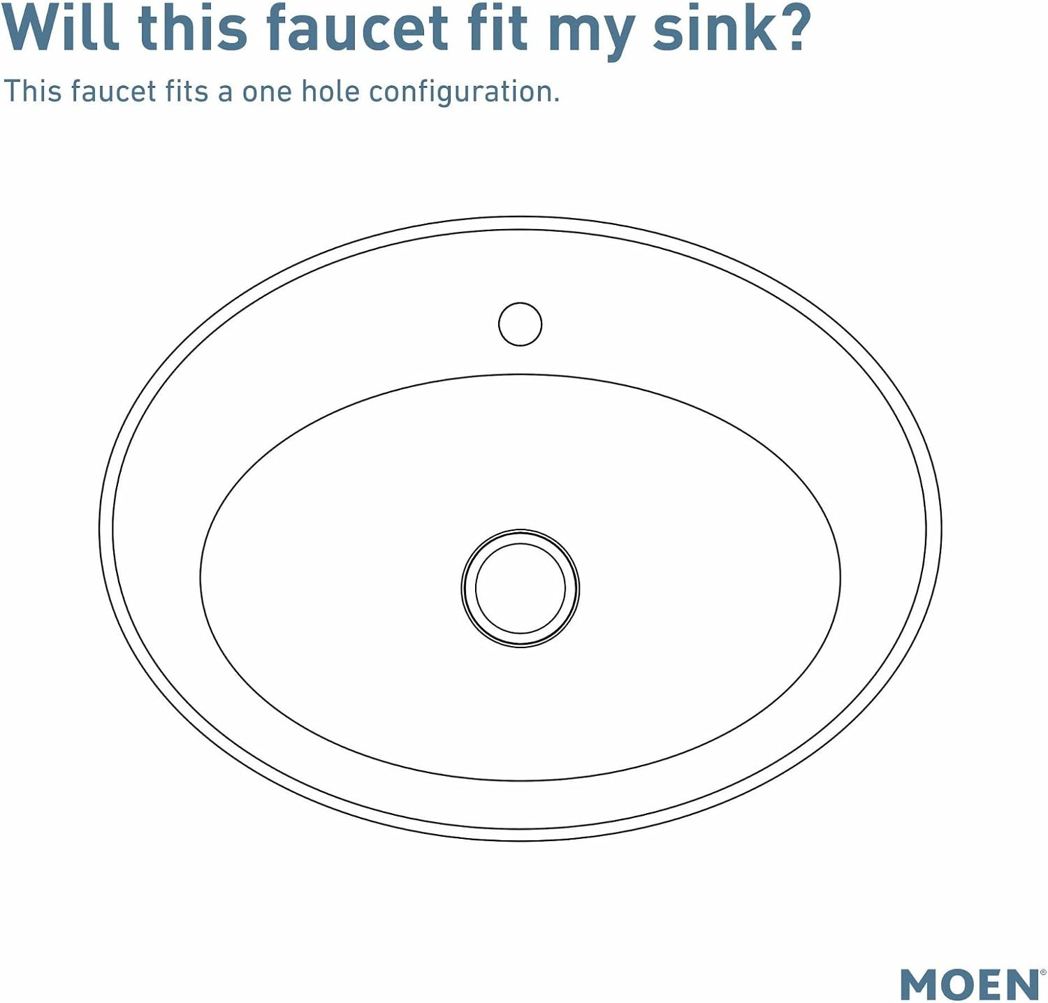 Moen S42107BL Weymouth One-Handle Single Hole Traditional Bathroom Sink Faucet with Drain Assembly, Matte Black