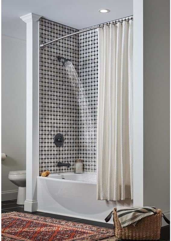 ARLYS Matte Black POSI-Temp TUB/Shower