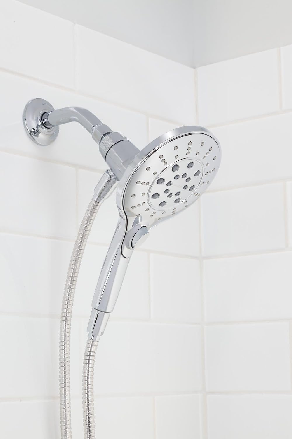 Moen Engage Chrome Magnetix Six-Function 5.5-Inch Handheld Showerhead with Magnetic Docking System, 3662EP