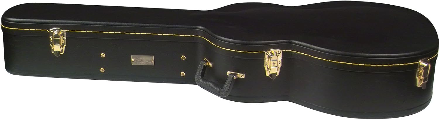 Golden Gate C-1515 Premier Hardshell Jumbo/12-String Acoustic Guitar Case,Black
